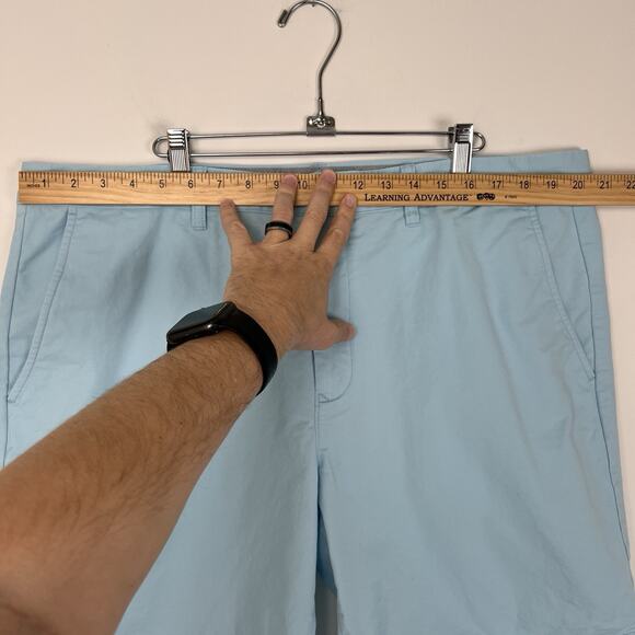 Bonobos Mens Size 40 Chino Shorts 7” Inseam Blue Golf Preppy Vacation - Picture 8 of 10